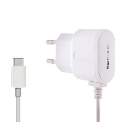 Type-C Сетевое зарядное устройство 2A со встроенным 1.5М кабелем Type-C Сетевое зарядное устройство 2A со встроенным 1.5М кабелем