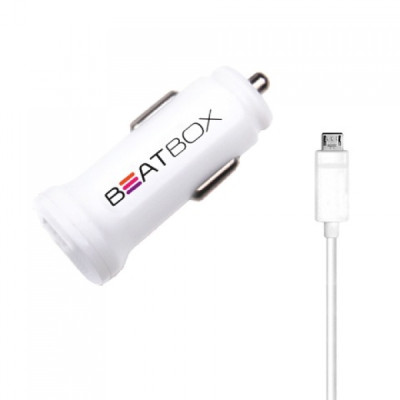 Quick Charge 2.0 Автомобильное зарядное устройство со съемным 1.5м Micro USB кабелем